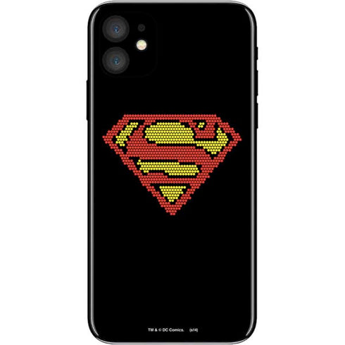 DC Comics Superman Logo Pixels iPhone 11 Skin